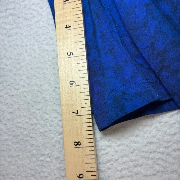 Lululemon Pace Breaker Shorts Men M Blue Marble Linerless Run Training LM7AGXS - Picture 7 of 8